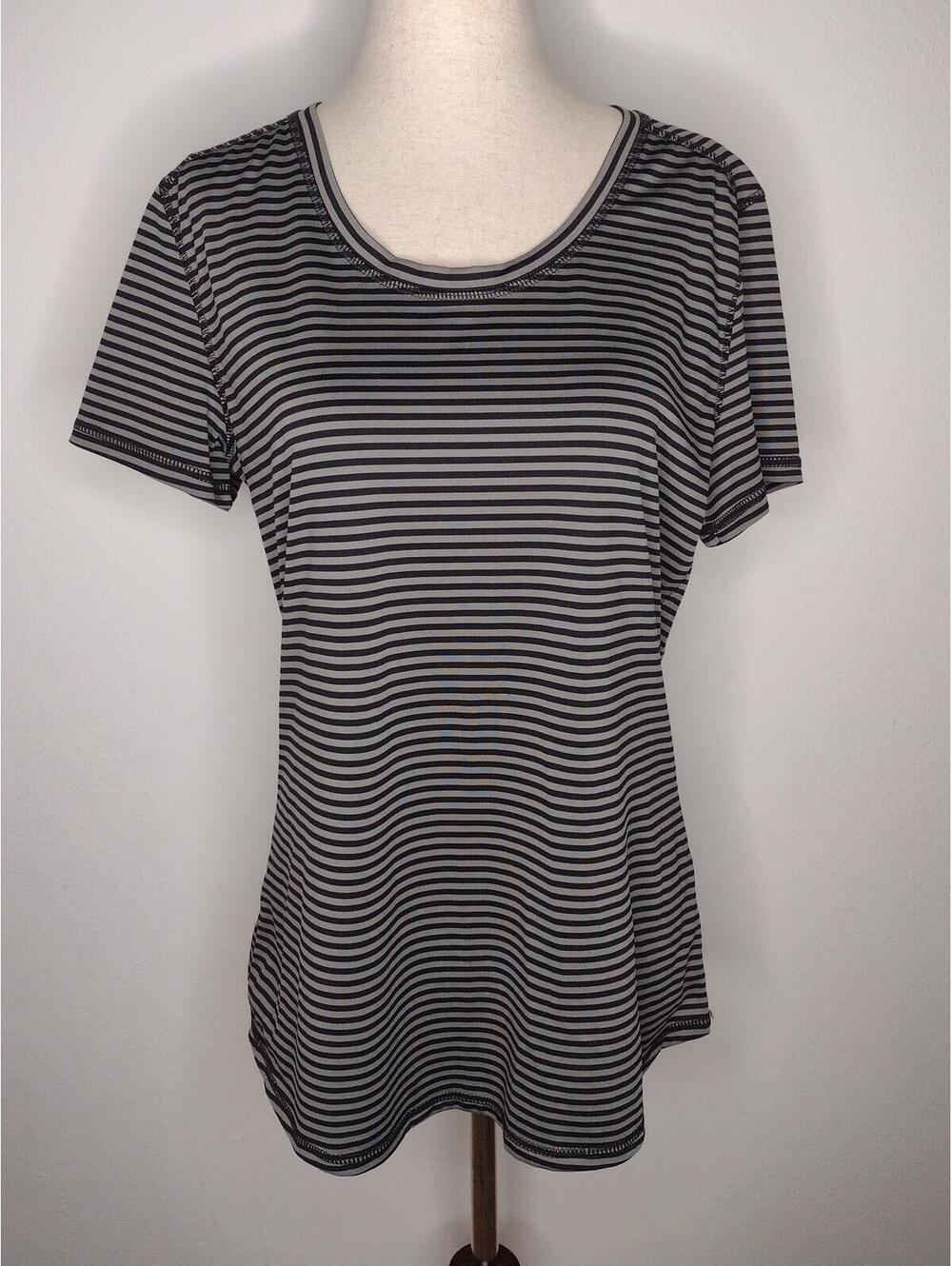 Preloved Brisas Women's Black/Gray Blouse Size Medium